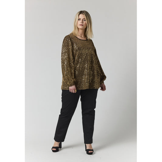 Studio SGulla blouse Blouse Black with Gold