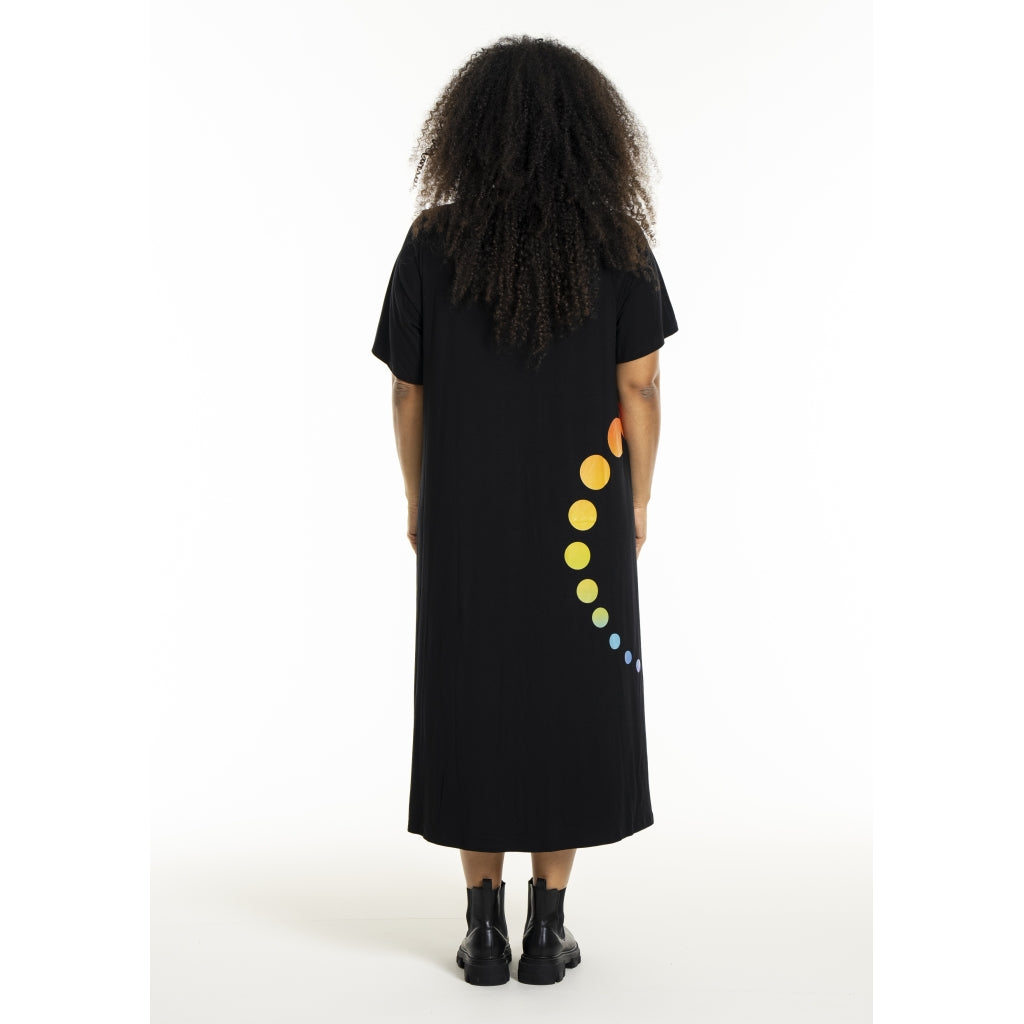 Studio SHana Dress with print Dress Black with Multi colour