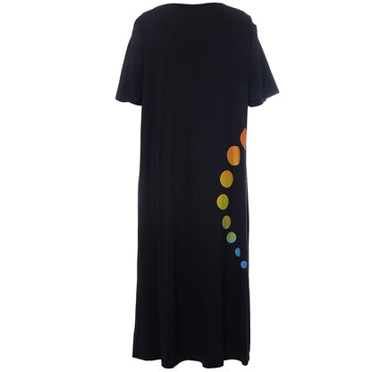 Studio SHana Dress with print Dress Black with Multi colour