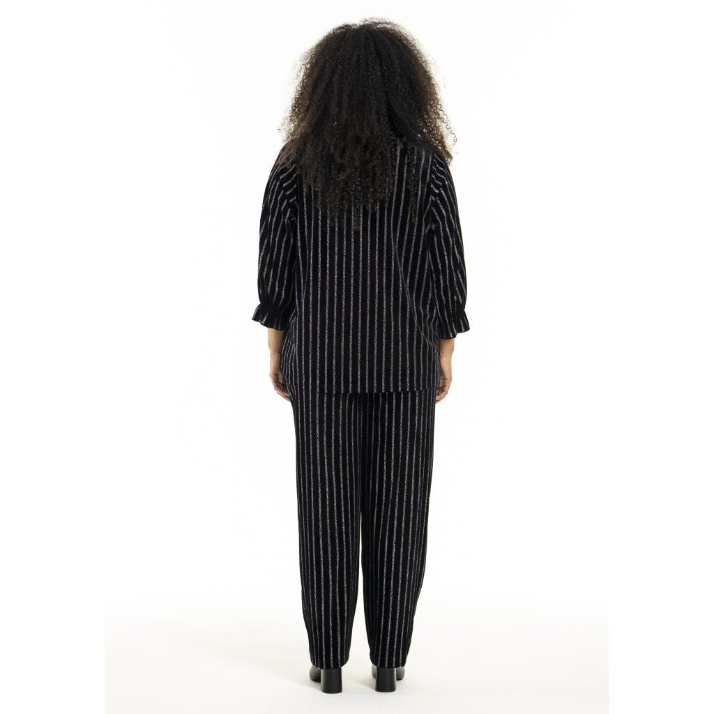 Studio SHerla Trousers Trousers black with Silver