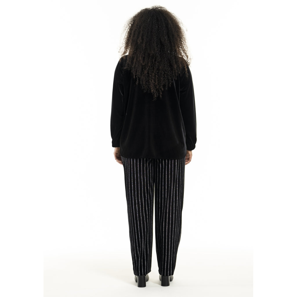Studio SHerla Trousers Trousers black with Silver
