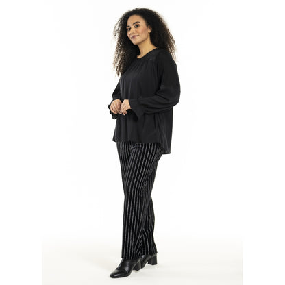 Studio SHerla Trousers Trousers black with Silver