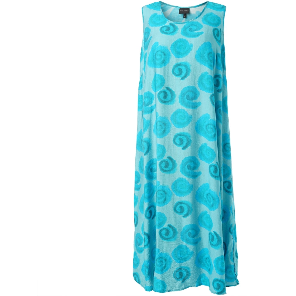 Studio SIdun Long Dress Long Dress Blue with blue roses