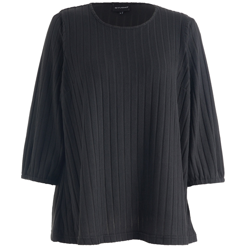 Studio SIlana Knitted Blouse Blouse Black