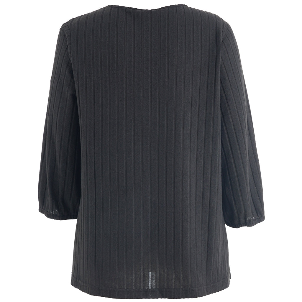 Studio SIlana Knitted Blouse Blouse Black