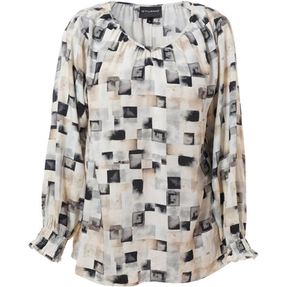 Studio SIngred Blouse Blouse Sand melange mix boxes