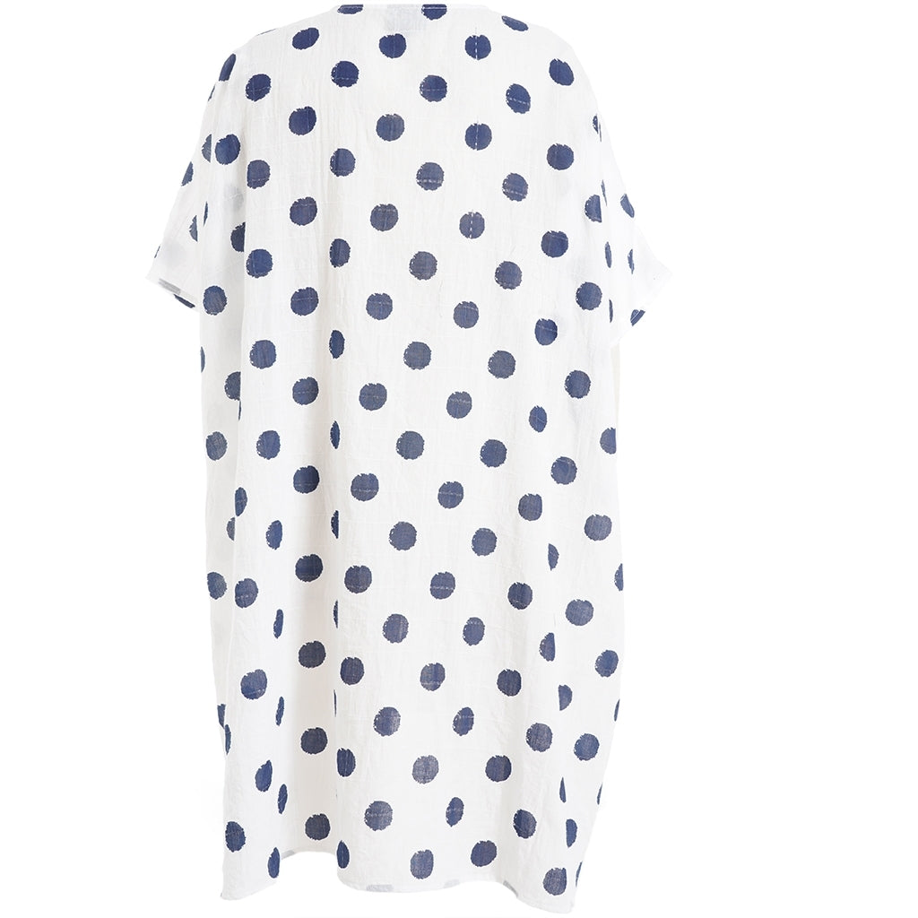 Studio SJanita Dress Dress White with blue dots