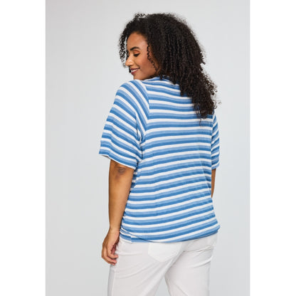 Studio SJessia Blouse Blouse Blue white stripe