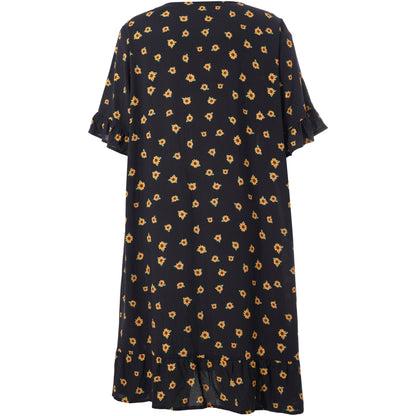 Studio SJette Dress Dress Black with sunflower