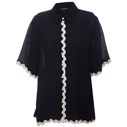 Studio SLea Shirt Shirt Black + Offwhite