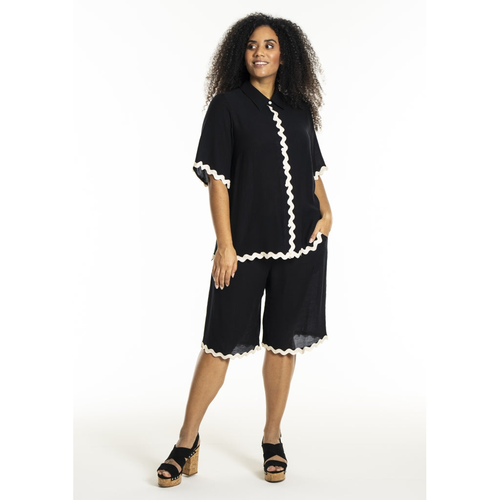 Studio SLea Shirt Shirt Black + Offwhite