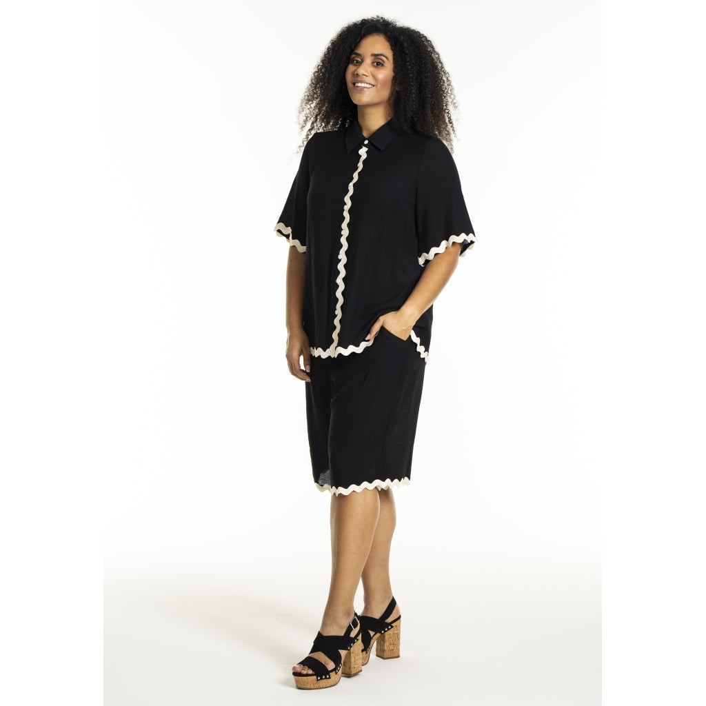 Studio SLea Shirt Shirt Black + Offwhite
