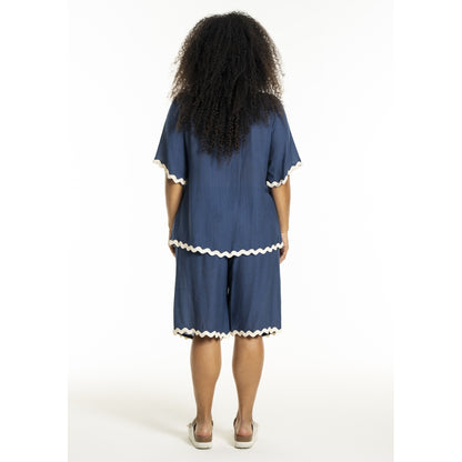 Studio SLea Shirt Shirt Blue + Offwhite