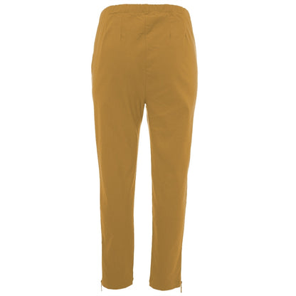 Studio SLena pants with zipper 7/8 Pant Yellow