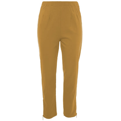 Studio SLena pants with zipper 7/8 Pant Yellow