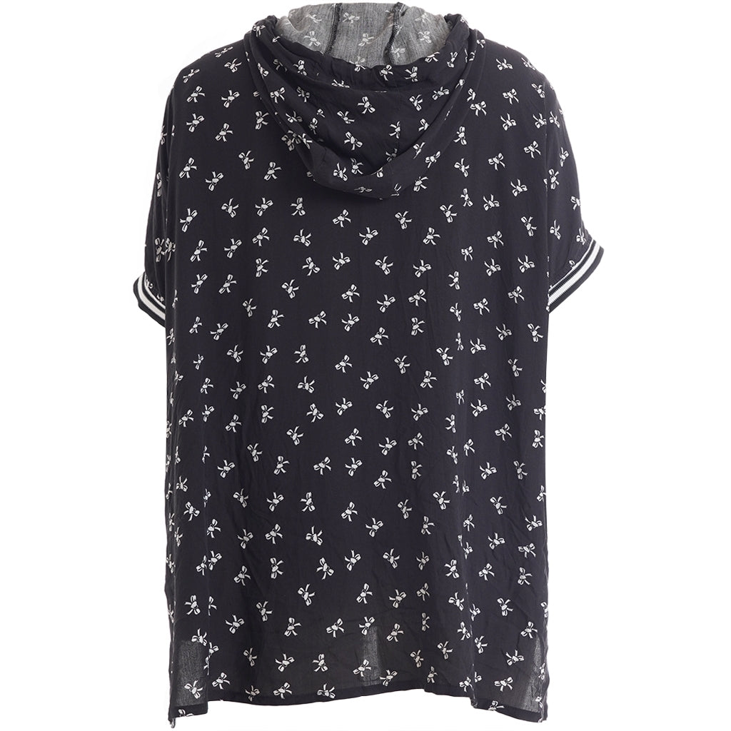 Studio SLilia vest with zipper Vest Black with white
