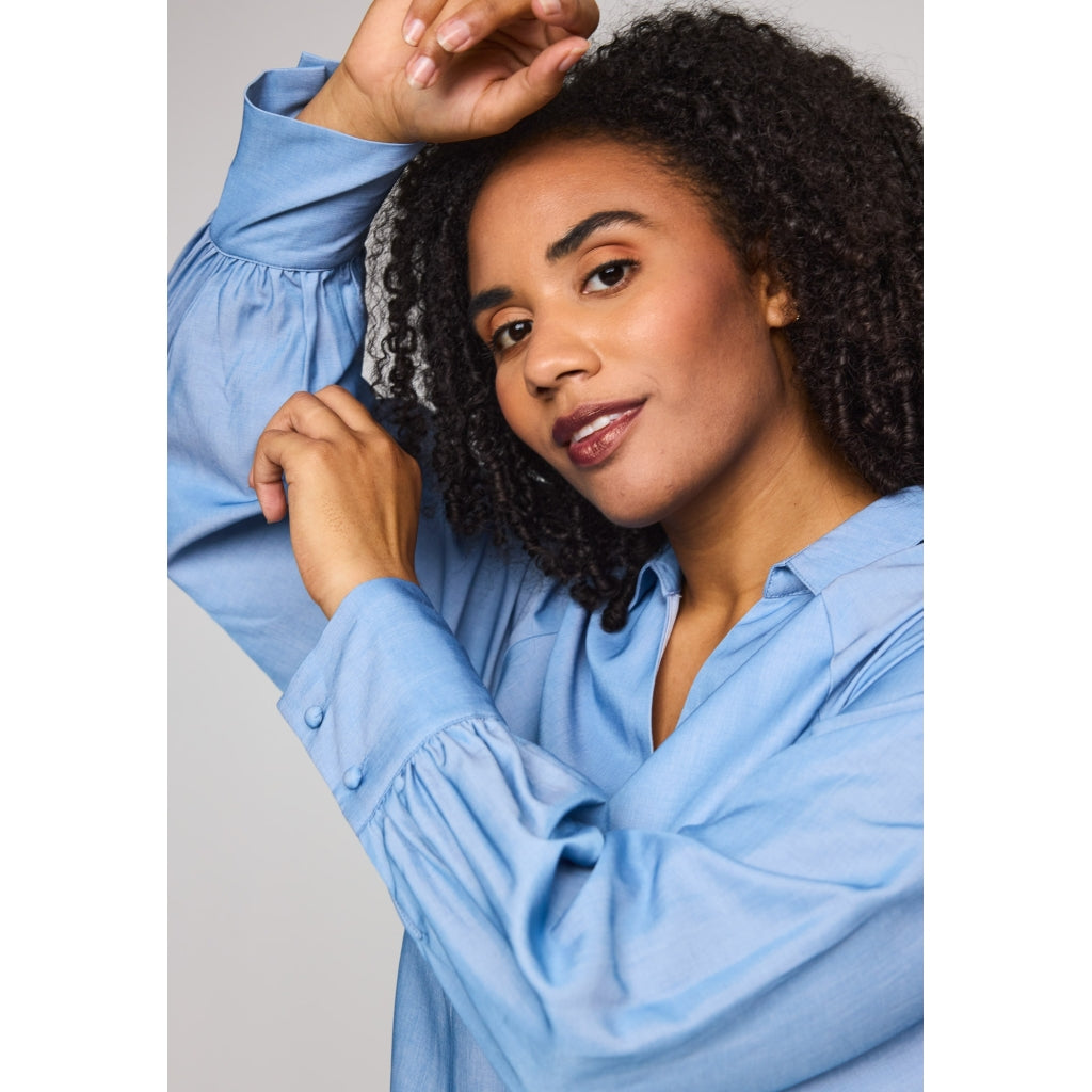 Studio SLillie Denim Dress Dress Light Blue Denim