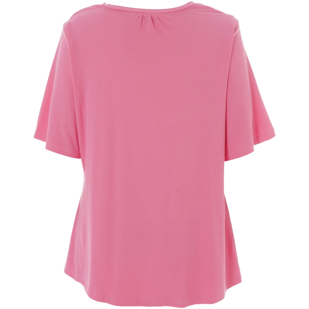 Studio SLykke rib T-shirt T-Shirt Pink