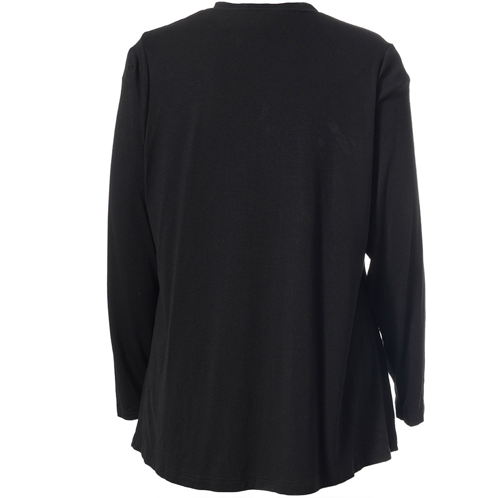 Studio SMella Blouse Blouse Black with petrol