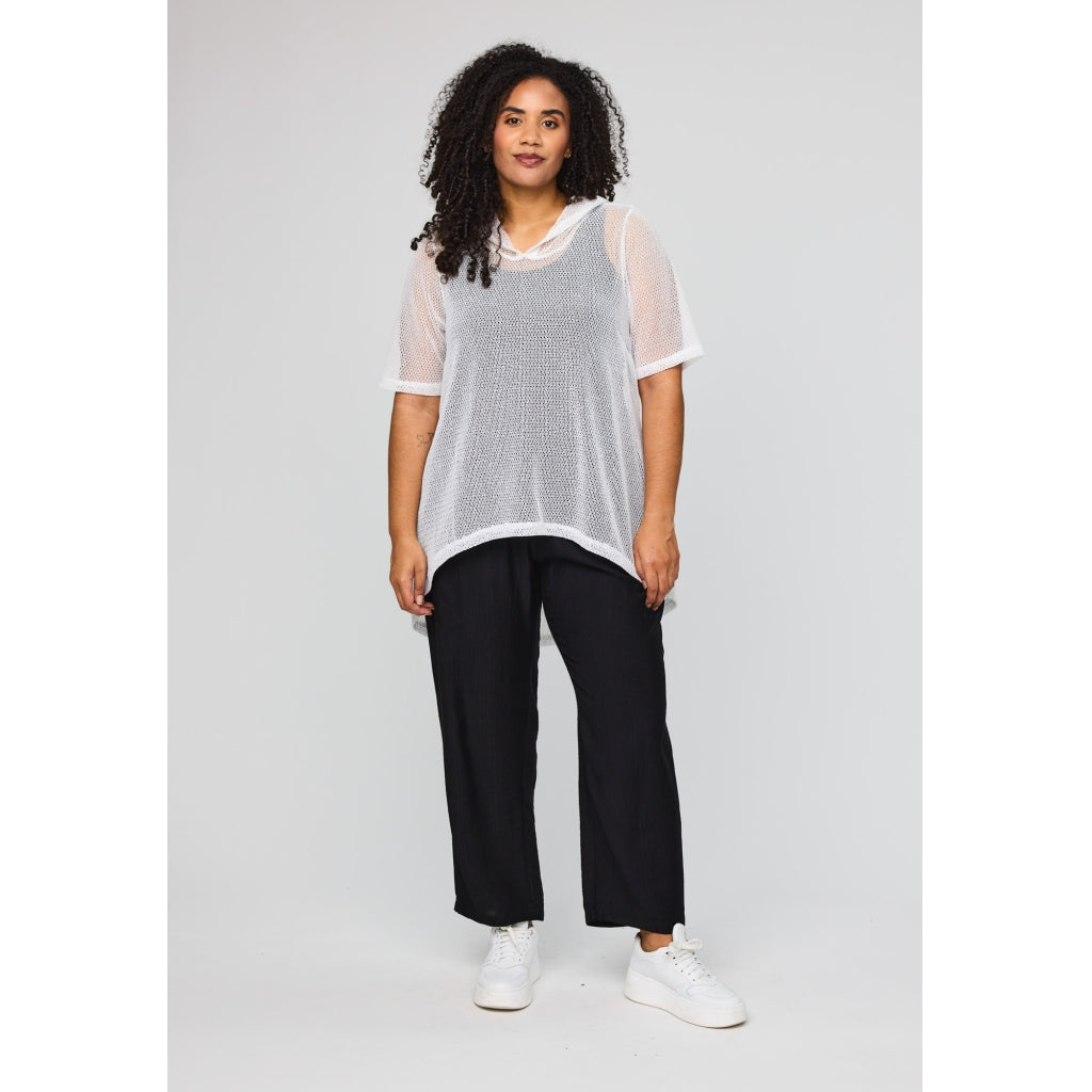 Studio SMira Net Blouse Blouse White