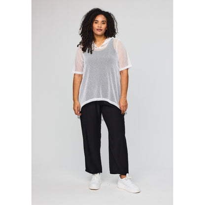 Studio SMira Net Blouse Blouse White
