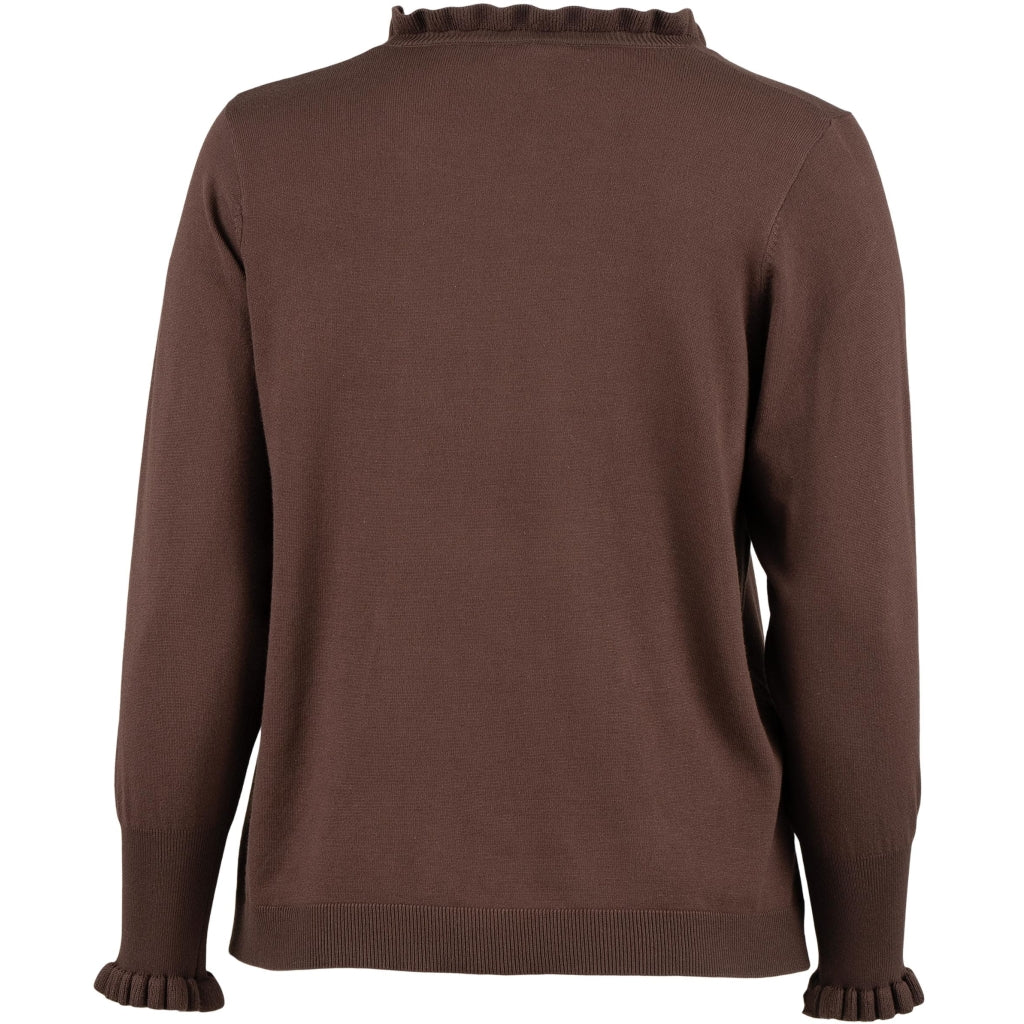 Studio SNaila Knit Blouse Blouse Brown