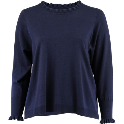 Studio SNaila Knit Blouse Blouse Navy