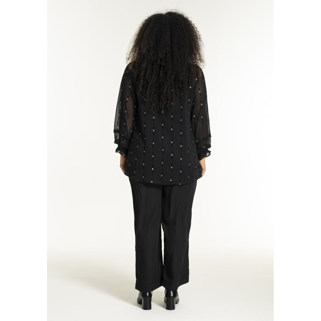 Studio SNanda Tunic Tunic Black with gold squares
