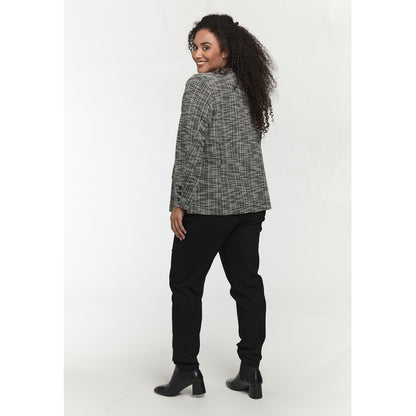 Studio SNora Jacket Jacket Black with wide chanell checks
