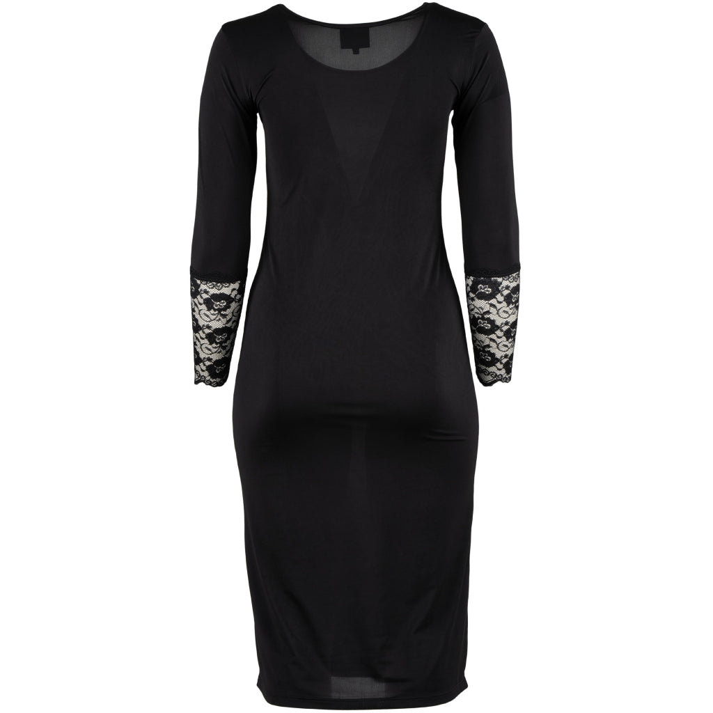Studio SNoreen Long underdress with lace Dress Black