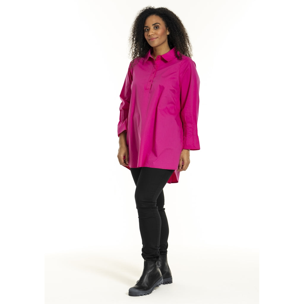Studio SPoula Shirt with pleated cuffs Shirt Pink