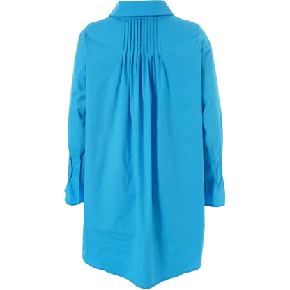 Studio SPoula Shirt with pleated cuffs Shirt Turquoise